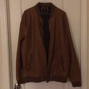 Mens leather jacket XL